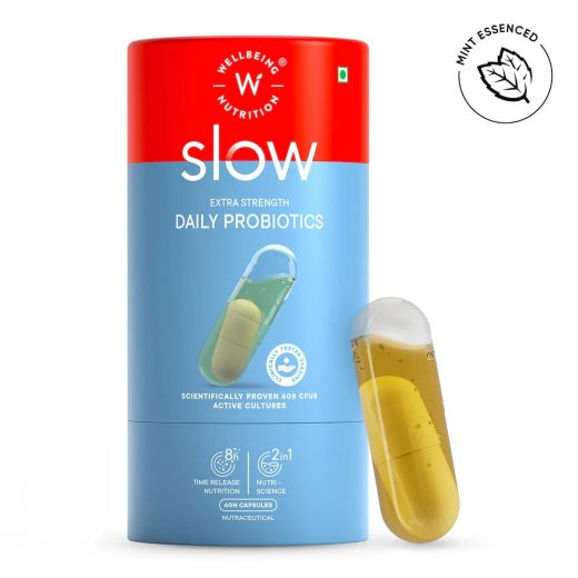 Wellbeing Nutrition Extra Strength Daily Probiotic Slow Caps — 60 billion CFU, 14 Strains (60's)