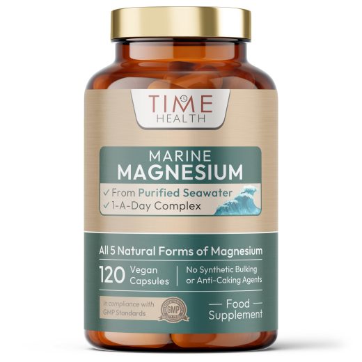 Time Health Marine Magnesium 308mg Vcaps (120's)