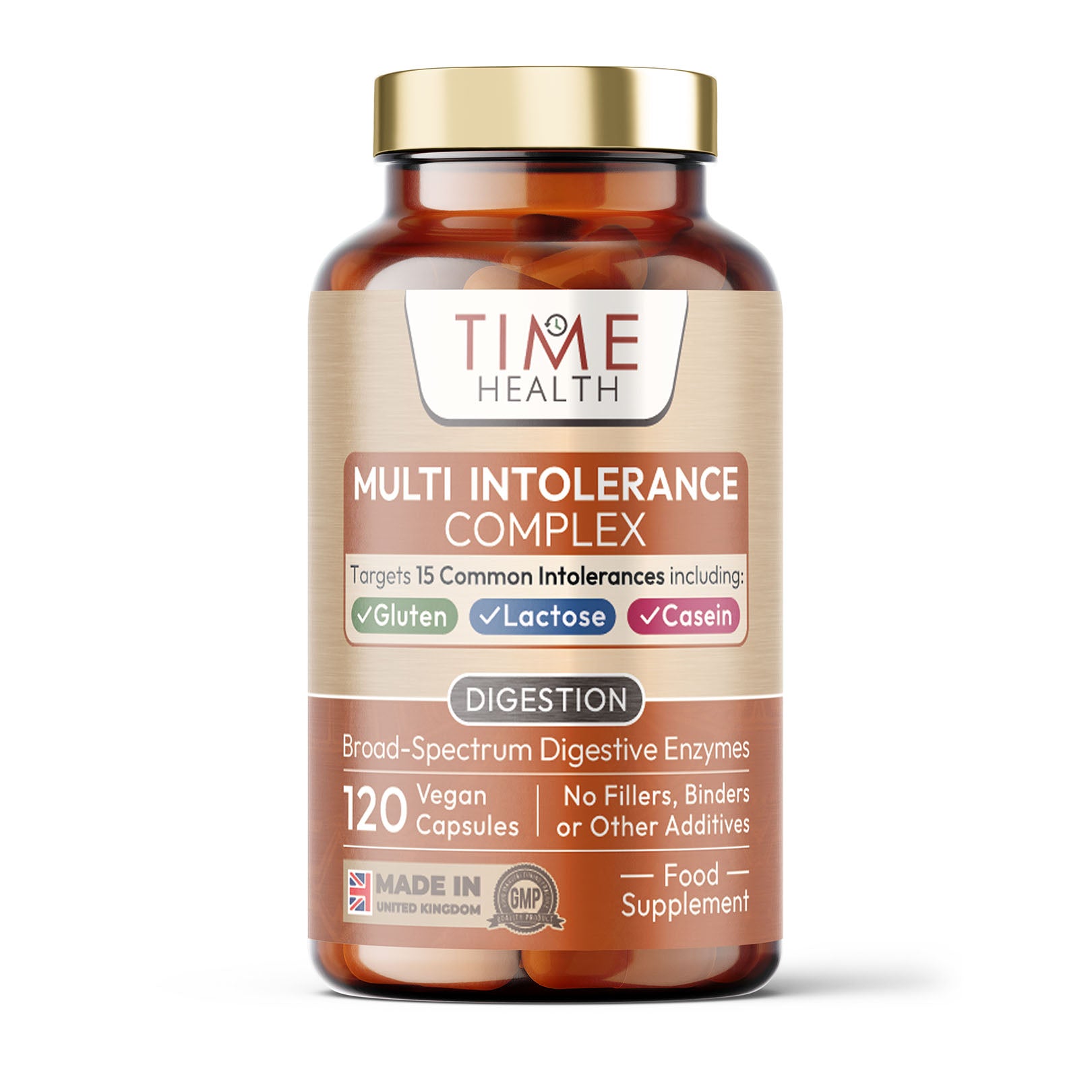 Time Health Digestive Enzymes — Multi Intolerance Complex Vcaps (120's)
