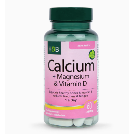 Holland & Barrett Calcium + Magnesium & Vitamin D Tabs 60's