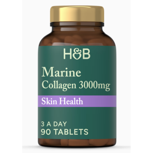 Holland & Barrett Marine Collagen 3000mg Tabs — with Vitamin C 90’s