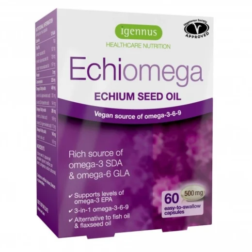 Igennus Healthcare Nutrition Echiomega Vegan Omega-3-6-9 Soft gels (60's)