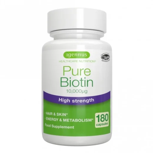 Igennus Healthcare Nutrition Biotin 10,000mcg Caps (180's)